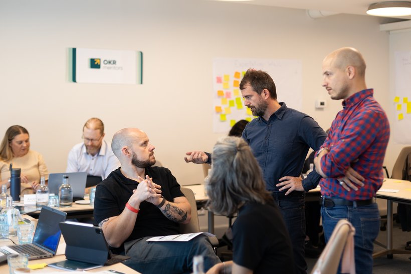 Strategy execution practitioners in discussion at the 2026 OKR Mentors Gathering