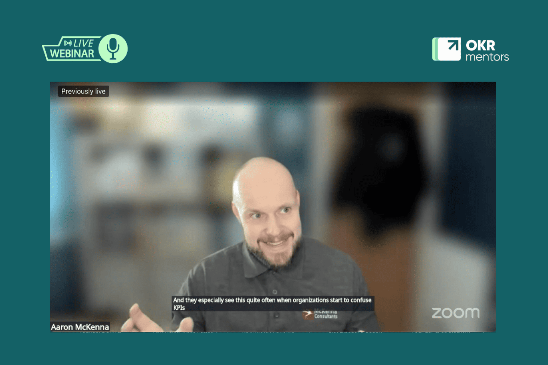 The High Impact Strategy Playbook Blueprint for Strategic Clarity. Aaron McKenna, OKR Mentors Webinar