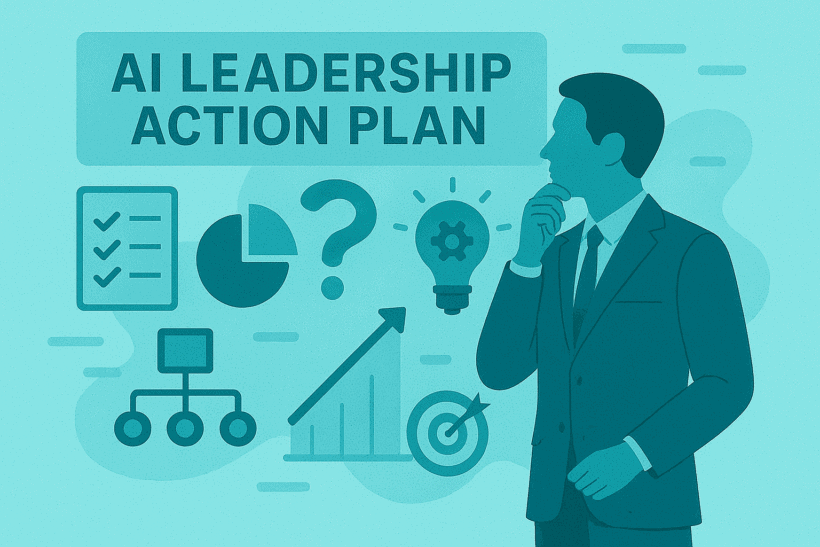 An Executive making an AI action plan
